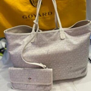 GOYARD Saint Louis PM w/Pouch WHITE